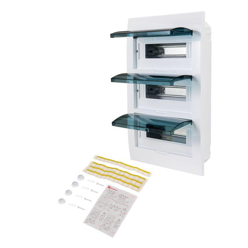 Бокс ЩРВ-П-36 IP41 пластик. бел. Rexant 11-0236