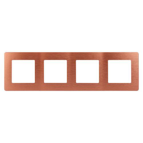 Рамка 4-м 12-5104-14 сатин медь Эра Б0052537