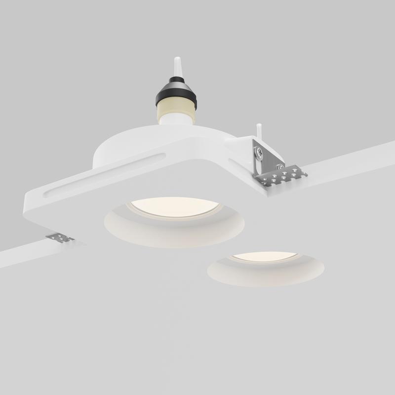 Светильник Gyps Modern 2х10Вт GU10 встраив. Maytoni DL002-GU10-02-W