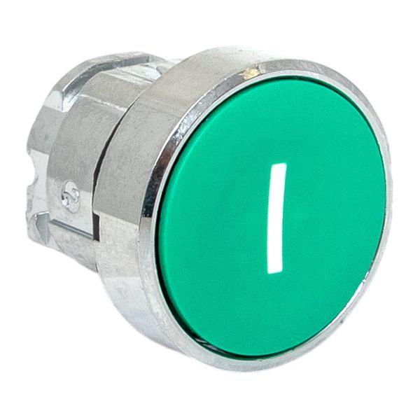 Механизм кнопки исполнительный "I" XB4 IP65 плоский возвратный без фиксации зел. EKF XB4BA-3152C-65