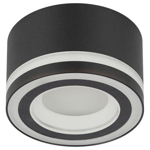 Светильник OL51 BK GX53 IP20 настенно-потолочный спот черн. Эра Б0059805