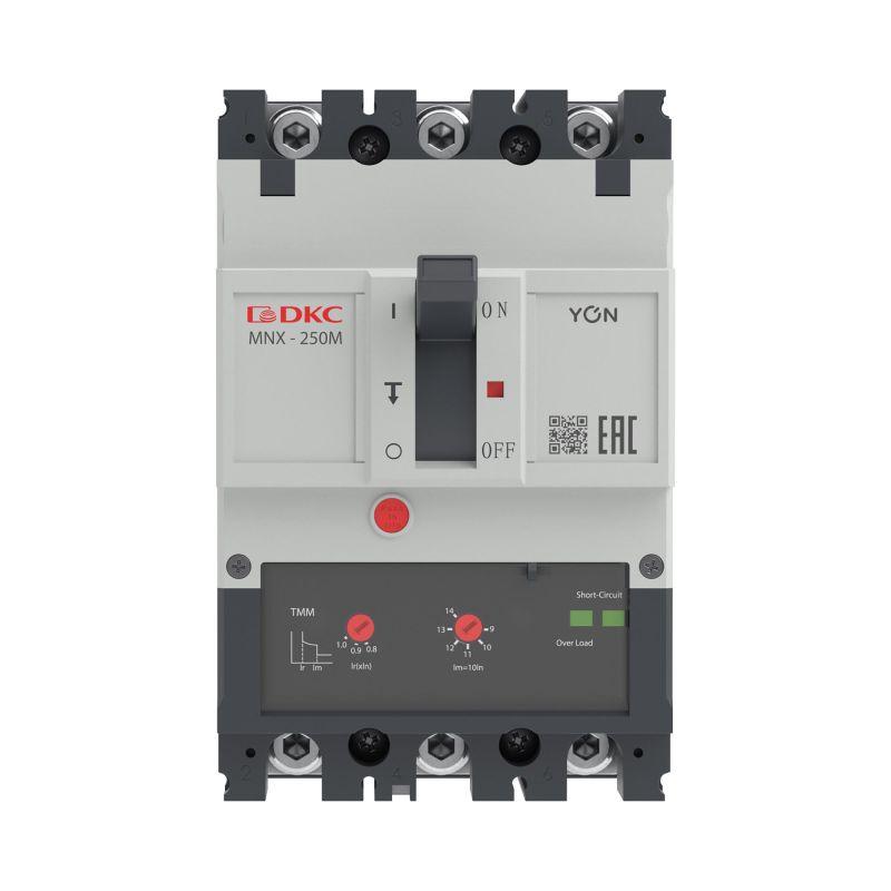 Выключатель автоматический 3P 200А 100кА pro MNX250M при AC415V расцепитель TMM YON MNX250M3PTMM0200