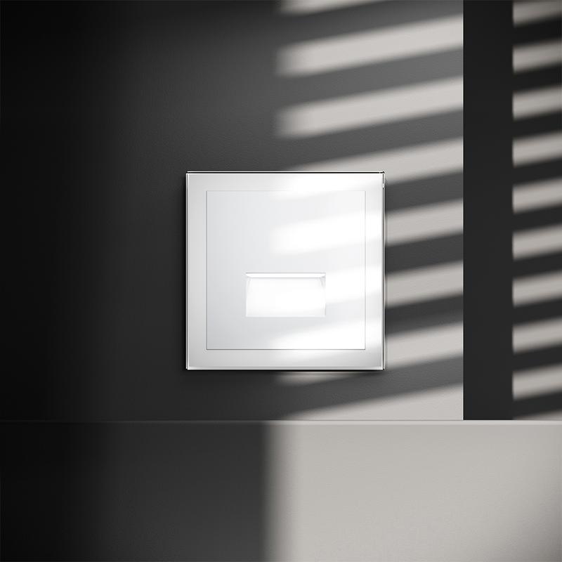 Подсветка светодионая СП S70 механизм бел. глянцевый Voltum VLS070601