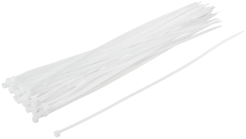 Хомут для проводов 300х3.6мм нейлон. бел. (уп.50шт) FIT 60423