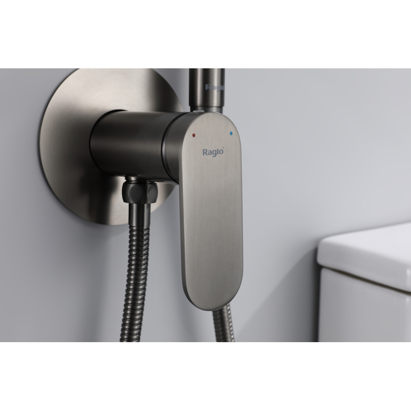 Гигиенический душ со смесителем  Raglo R10.52.09, графит