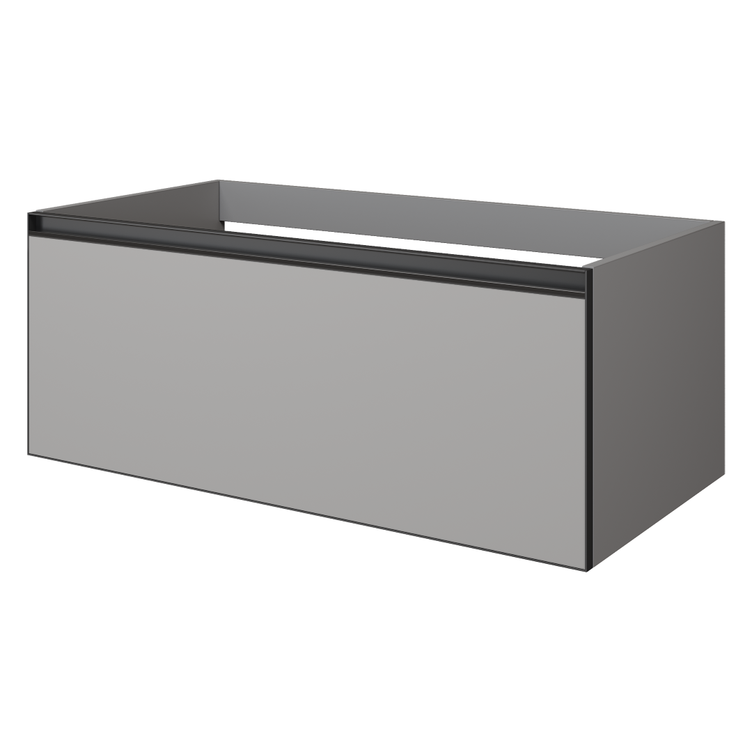 QUATRO 1 100CM тумба LUNA профиль ANTHRACITE