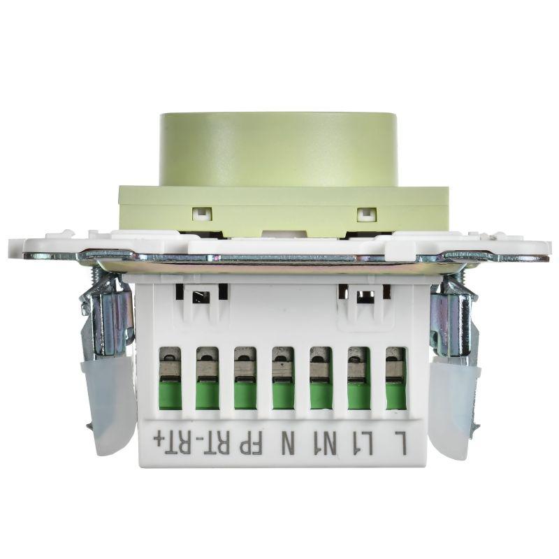 Термостат электронный SKANDY SK-T01G с индикацией мятный IEK SK-RT11-K06