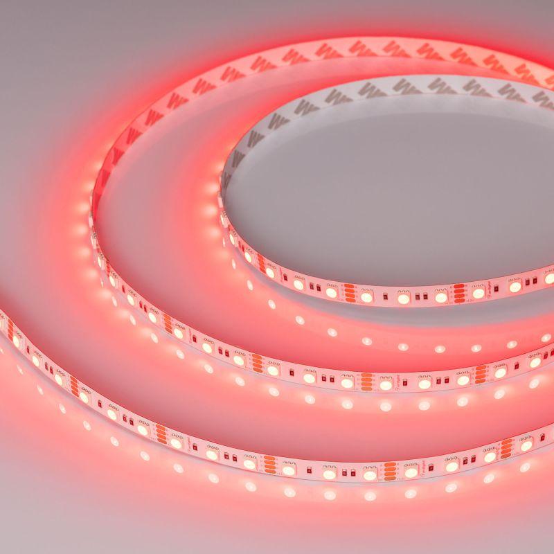 Лента светодиодная RT-B72-10mm 12V RGB 15Вт/м IP20 5060 (уп.5м) Arlight 016246(2)