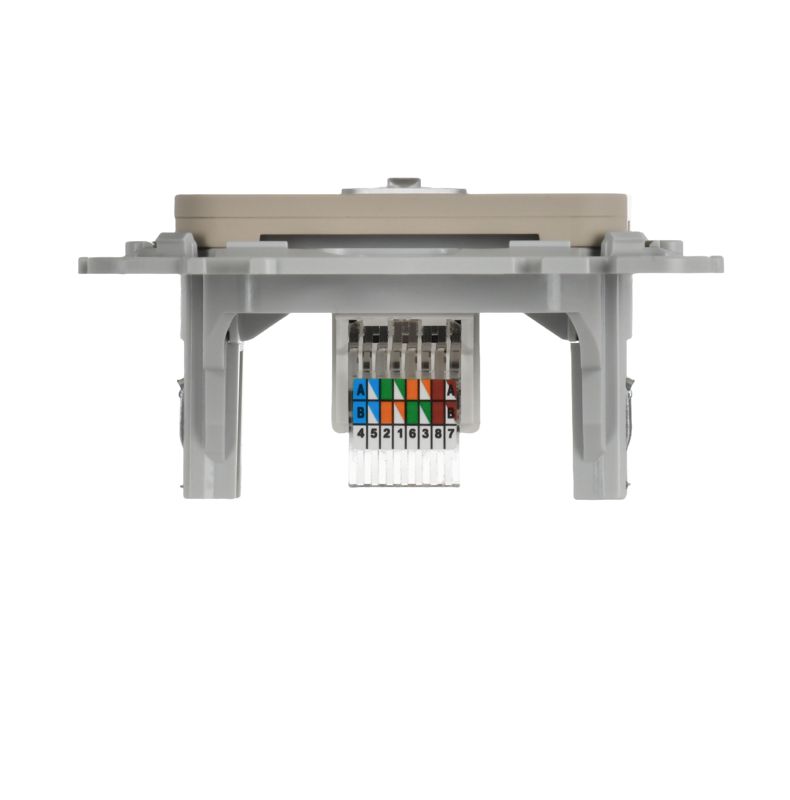 Розетка компьютерная СП FLITE РК5е-1-0-ФлЛ RJ45 кат.5E UTP механизм льняной IEK FI-K12-1-K88
