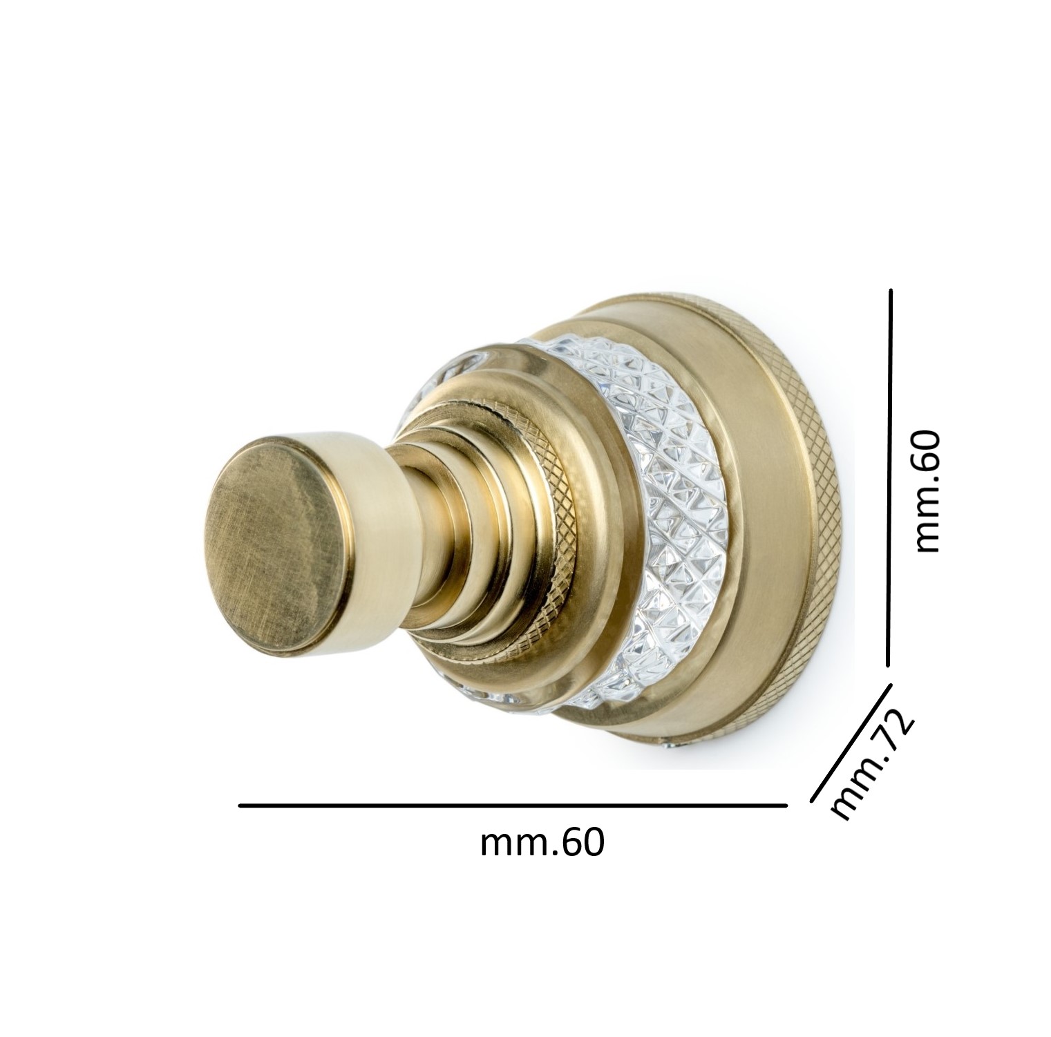 Держатель туалетной бумаги с крышкой AURA Chrome