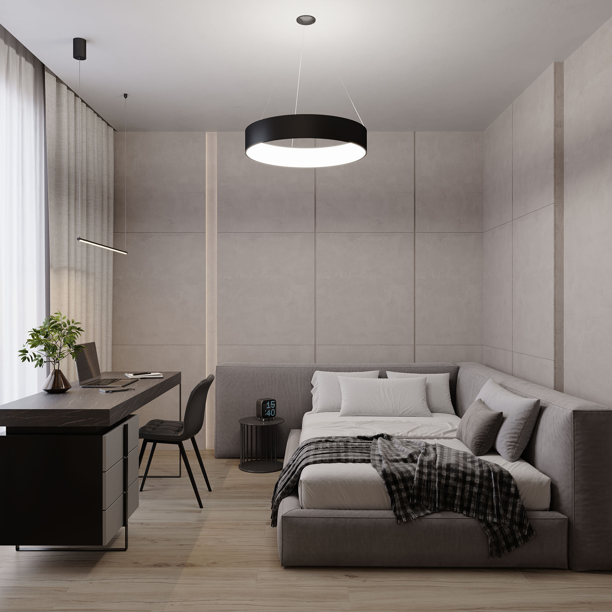 Светильник SP-TOR-RING-HANG-R460-33W Day4000 (WH, 120 deg) (ARL, IP20 Металл, 3 года)