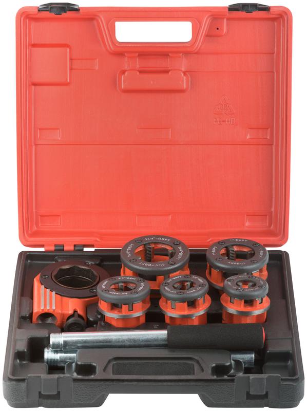 Клупп трубный профи набор 5шт (3/8дюйм-1/2дюйм-3/4дюйм-1дюйм-1 1/4дюйм) черн. FIT 70045