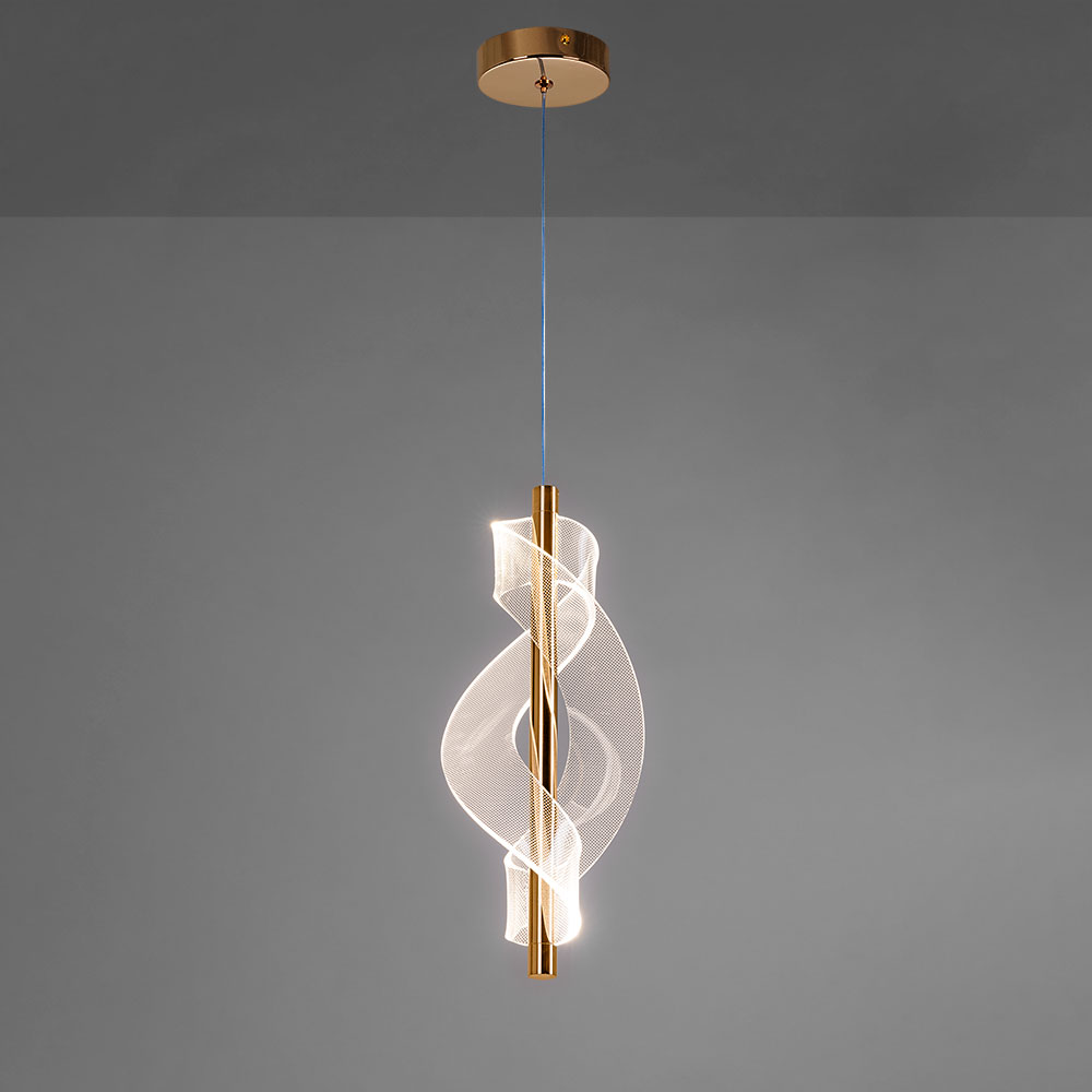 Светильник Подвесной Arte Lamp FIORITA A2093SP-1GO 1*LED Металл Золотистый