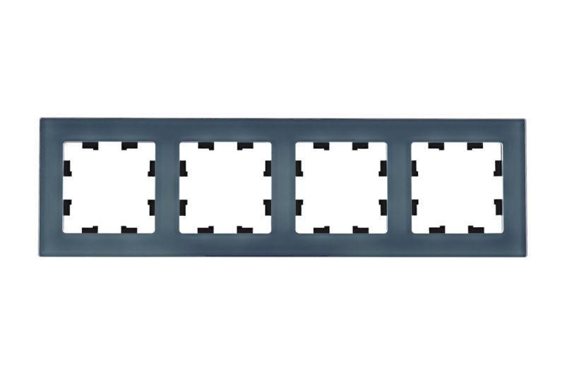 Рамка 4-м AtlasDesign Nature натур. стекло грифель SE ATN360704