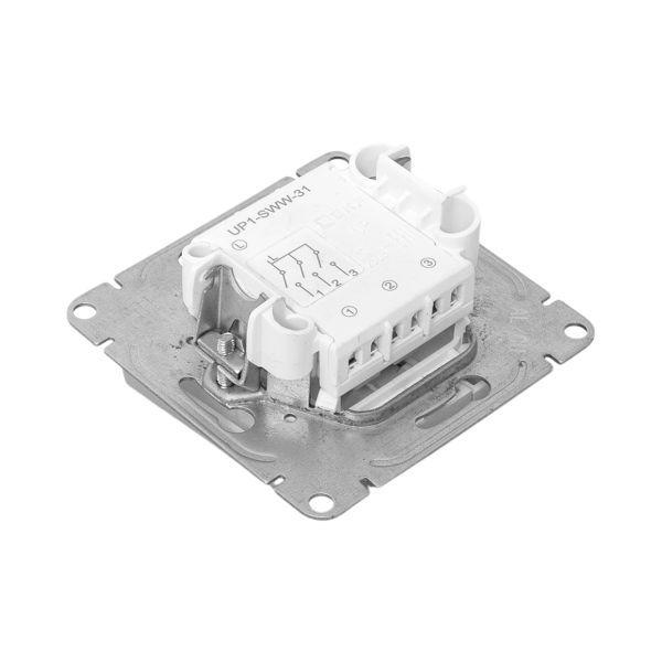 Выключатель 3-кл. СП Эпика механизм алюм. EKF UP1-SWA-31