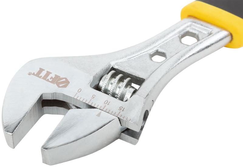 Ключ разводной "Старт" ПВХ накладка на ручку 150мм 19мм FIT 70146