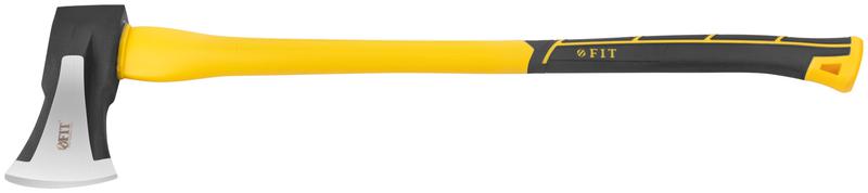Топор-колун "ушастый" кованый 800мм 3000г фибергласовая длинная ручка FIT 46176
