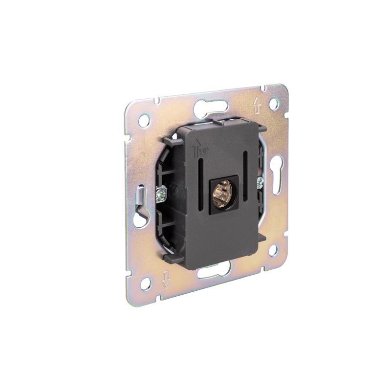 Розетка СП STRONG MIELE TV антрацит Kranz KR-78-0723-5