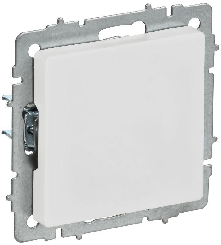 Заглушка BRITE МЗ10-БрАБ с суппортом механизм арктич. бел. IEK BR-PL10-K91