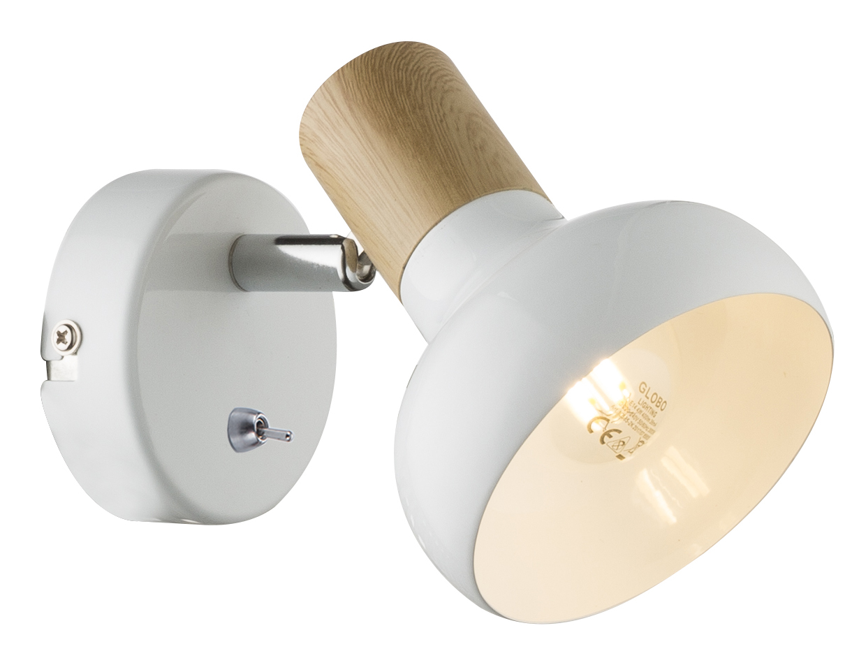 Светильник настенно-потолочный спот Lorena 7052-701 х Е14 40 Вт поворотный с выключателем