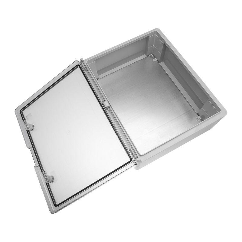 Корпус ЩМПп 500х400х180мм УХЛ1 IP65 с прозр. дверцей и монтажной панелью АБС пластик. Rexant 11-0414