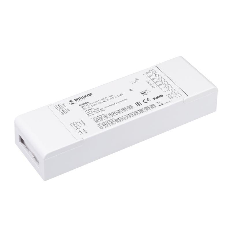 Диммер SMART-CC-205-72-SH-PD-SUF 12-48В 5х150-500мА TUYA BLE 2.4G IP20 пластик INTELLIGENT ARLIGHT 038212