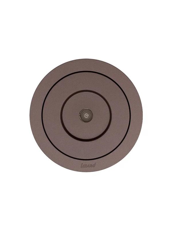 Розетка телевизионная проходная СП OSEN механизм шоколад LEZARD 743-7388-129
