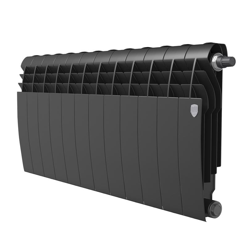 Радиатор BiLiner 350 VR80 12 секц. биметал. Noir Sable Royal Thermo НС-1506293