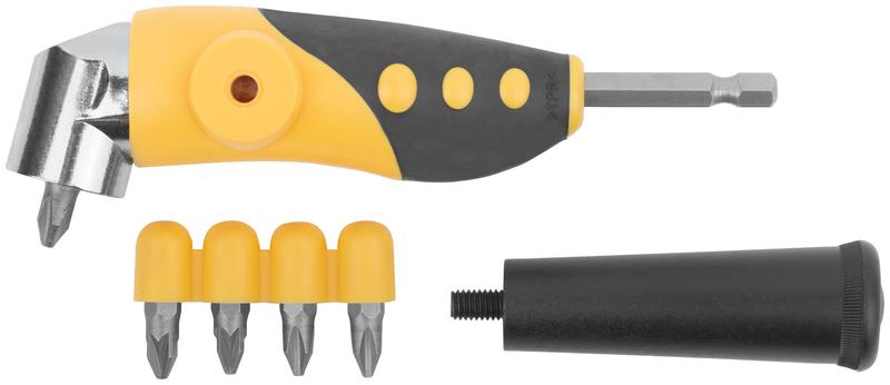 Адаптор угловой металлический прорезиненный 45град. FIT 37853