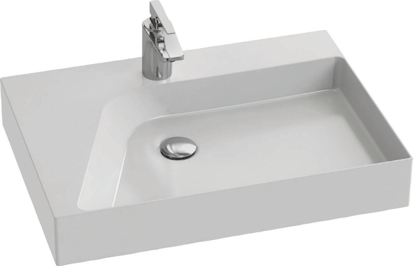 EVO112-00 RYTHMIK Pure Раковина 65 см правая (203236)