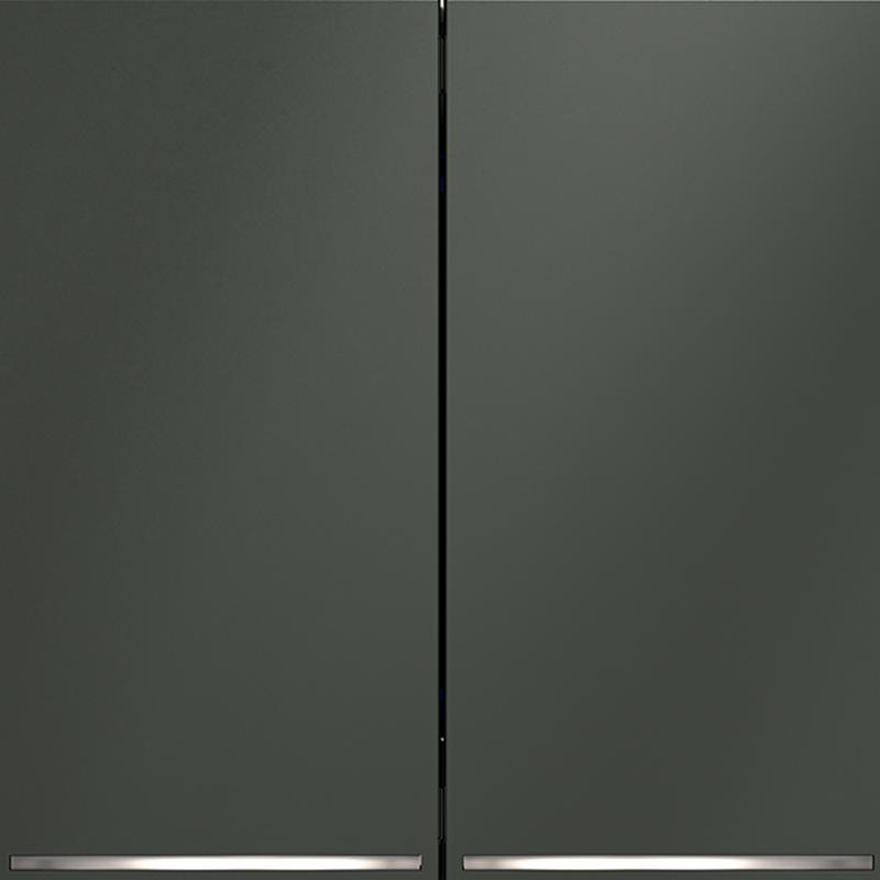 Выключатель 2-кл. СП S70 10А с подсветкой механизм титан Voltum VLS020206