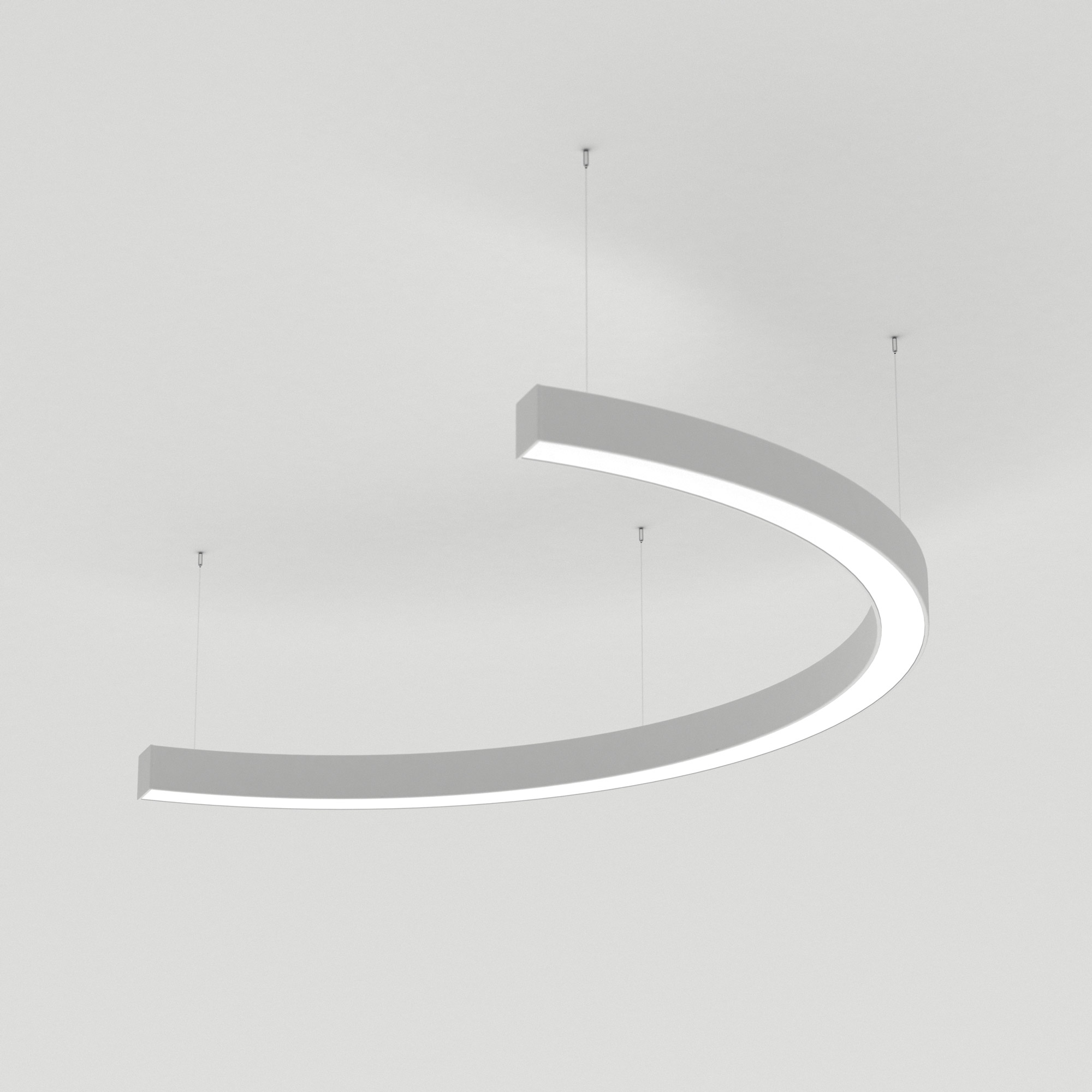 Светильник SP-LINE-HANG-ARC-C3535-D800-34W Day4000 (WHITE, 230V) (, Металл)