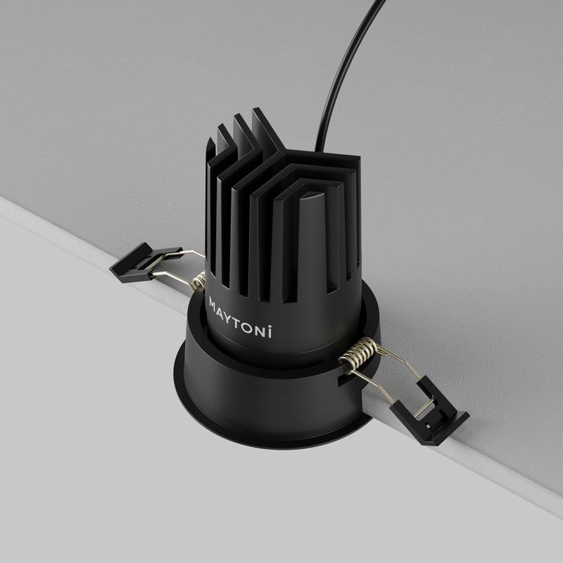 Светильник Dip 15Вт 4000К 50град. встраив. Maytoni DL117-15W-4K-B