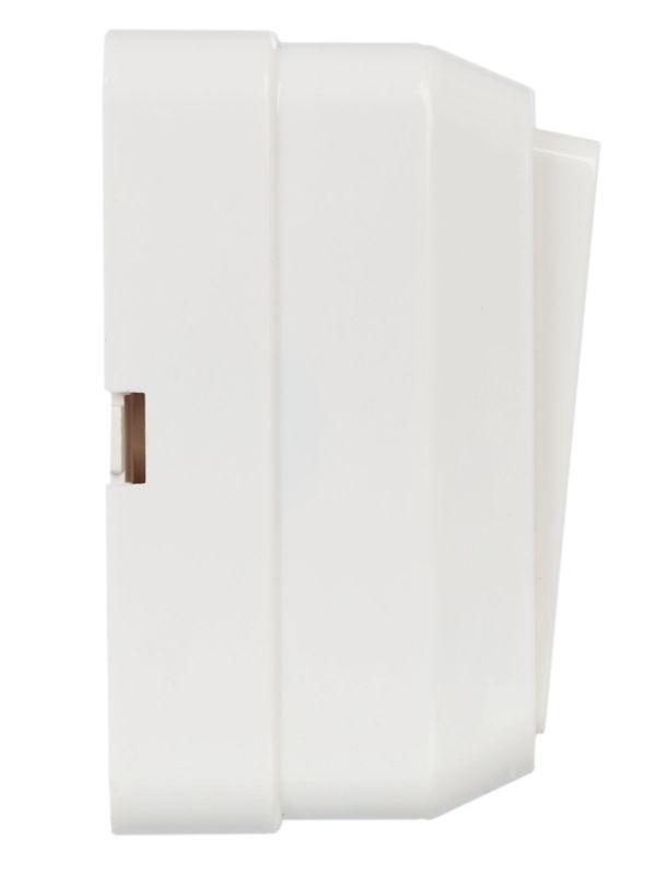 Выключатель 1-кл. ОП Октава 10А IP20 ВС20-1-0-ОБ 250В бел. GENERICA EVO10-K01-10-DC