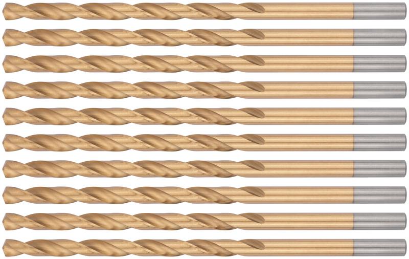 Сверло HSS по металлу удлиненные титановое покрытие 6.5х148мм (уп.10шт) FIT 34265