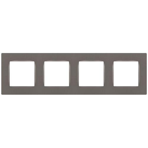 Рамка 4-м 12-5204-16 Классик титан Эра Б0067774