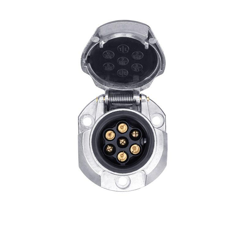 Розетка фаркопа 12В 7 контактов метал. Rexant 16-0320