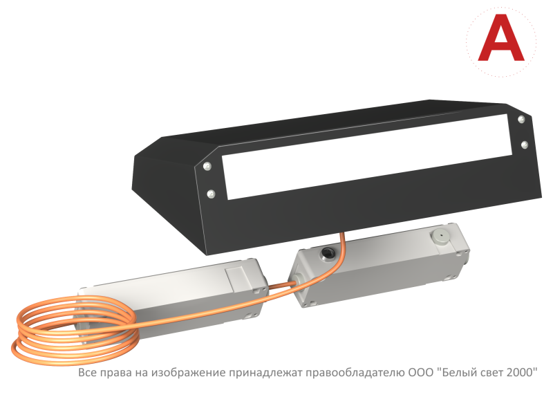 Светильник аварийный BS-CUSTOS-51-L1-INEXI3-AUTOTEST 4000К Black (-60) Белый свет a32376