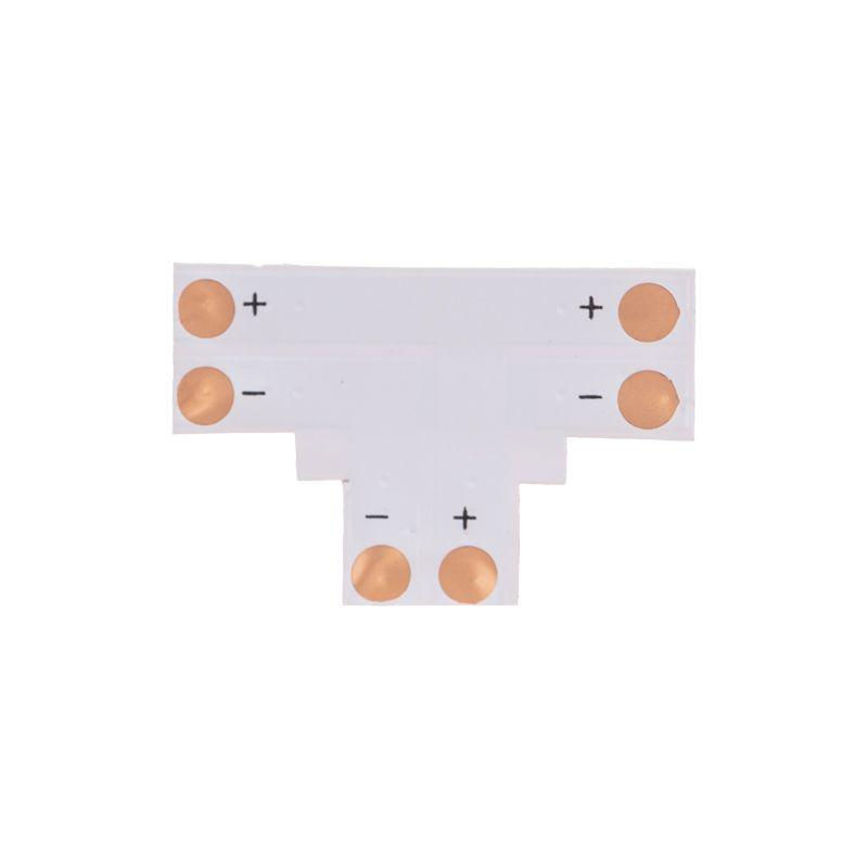 Коннектор T-образный для светодиодной ленты SMD 10мм Rexant 148-120