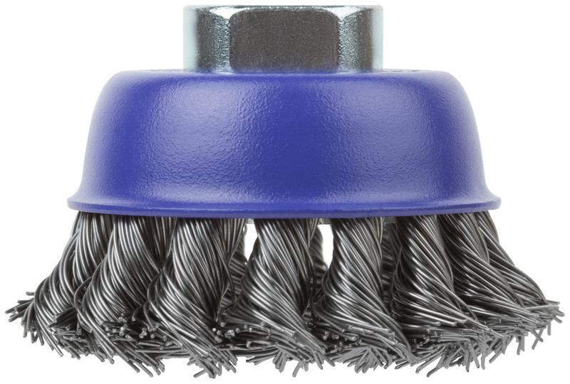 Щетка для УШМ М14 тип "Чашка" крученая витая проволока 0.5мм 65мм блист. Profi Cutop 82-897