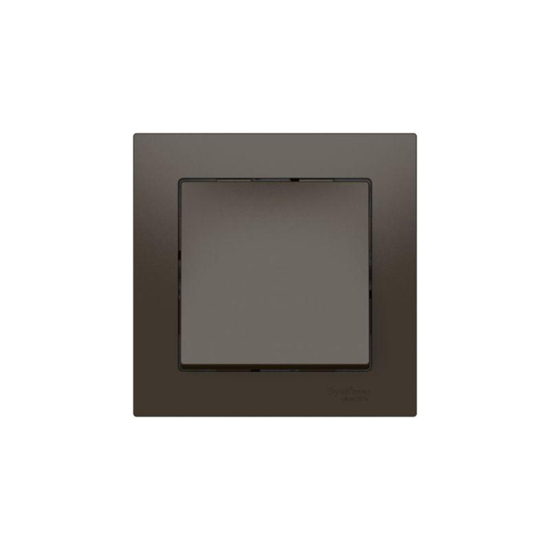 Выключатель 1-кл. AtlasDesign (сх. 1) 10AX быстрозажим. клем. в сборе мокко SE ATN000612S