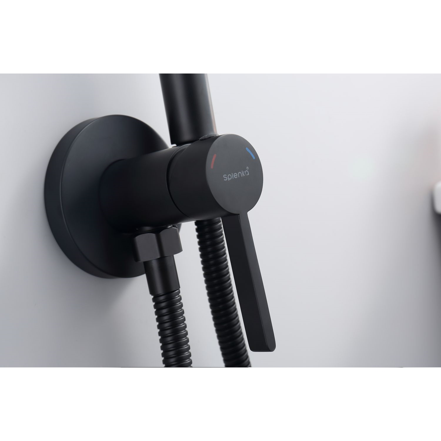 Гигиенический душ со смесителем Splenka S221.52.06, черный