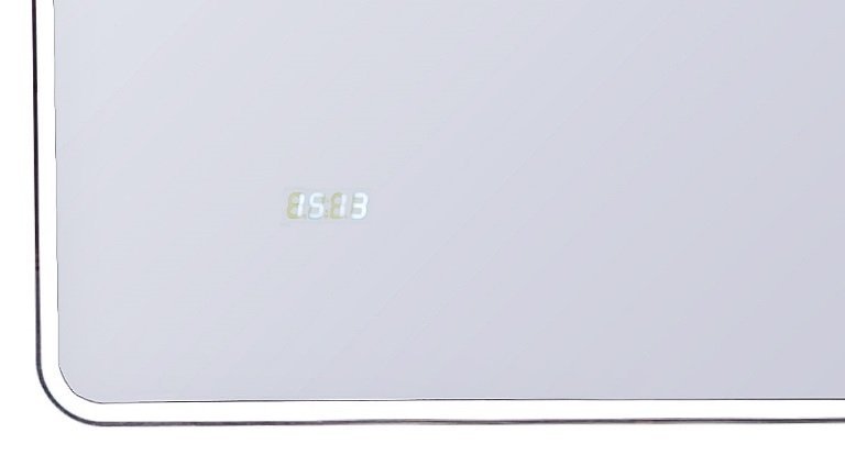 Зеркало "Атлантика 100*80" с подсветкой и часами