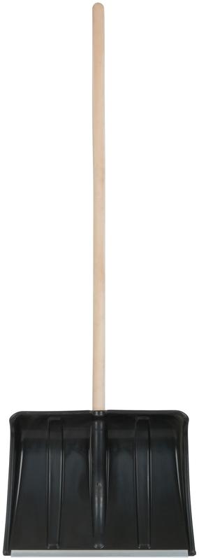 Лопата для уборки снега "Ледо" 495х375х1320мм деревянный черенок; пластик. 68101