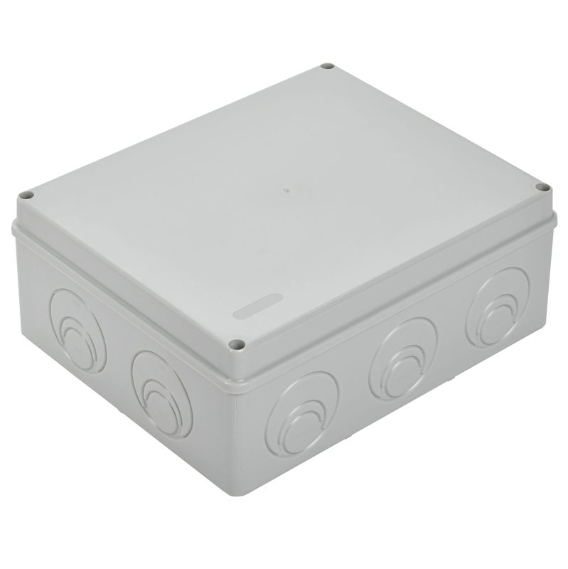 Коробка распаячная ОП 240х195х90 IP44 КМ41271 RAL7035 IEK UKO10-240-195-090-K41-44