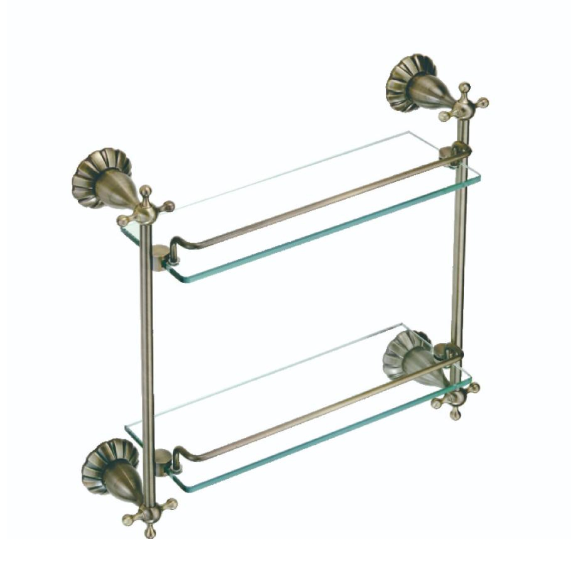 Полка стеклянная Savol S-08922C, бронза