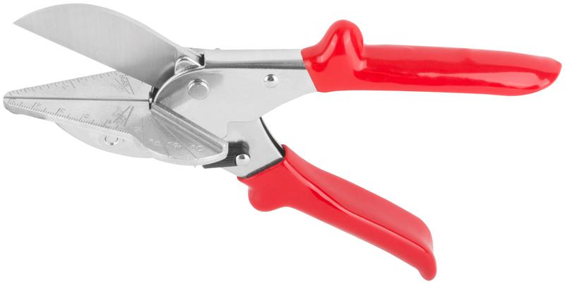 Ножницы для резки пластиковых профилей под углом с наковальней 215мм FIT 60060