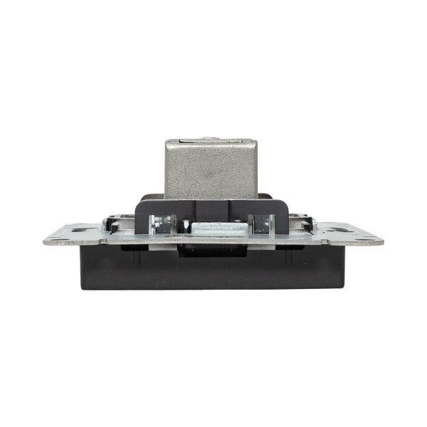 Розетка телевизионная проходная TV СП Эпика механизм черн. EKF UP1-SOB-TV-2