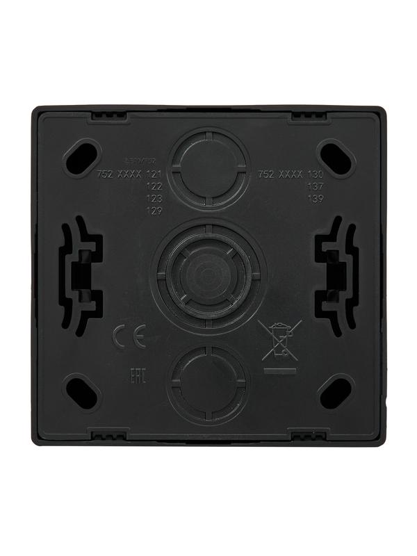 Розетка компьютерная.1-м ОП RJ45 LETO черн. бархат LEZARD 752-4200-139