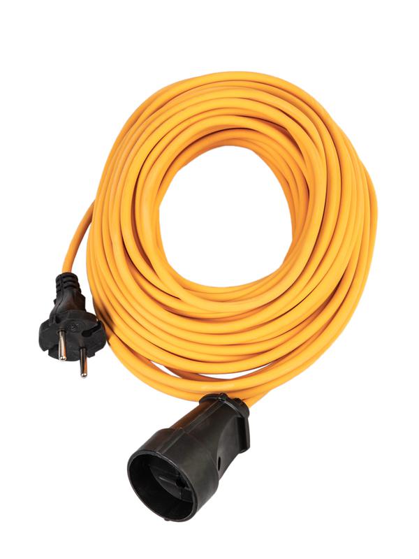 Удлинитель-шнур 1х20м 10A 220В 2200Вт ПВС 2х0.75 УХ10 Россия УХ10 КОСМОС YSHKsm20m-1g(10A)S